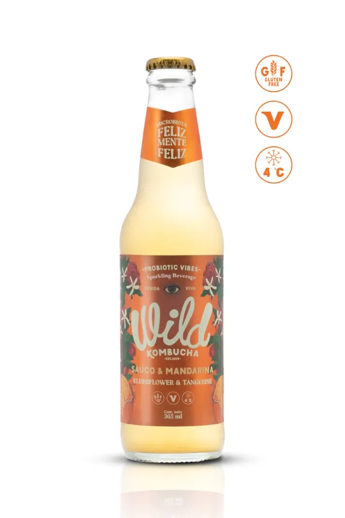 Saúco & Mandarina - Wild Kombucha Clásica