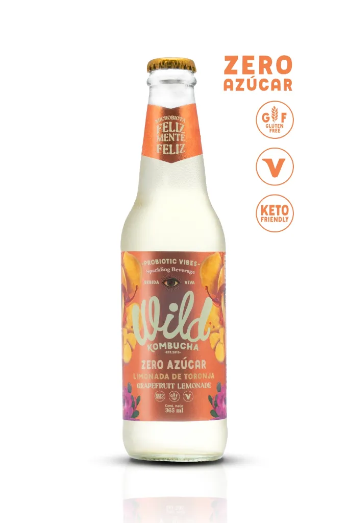 Limonada de toronja - Wild Kombucha Zero
