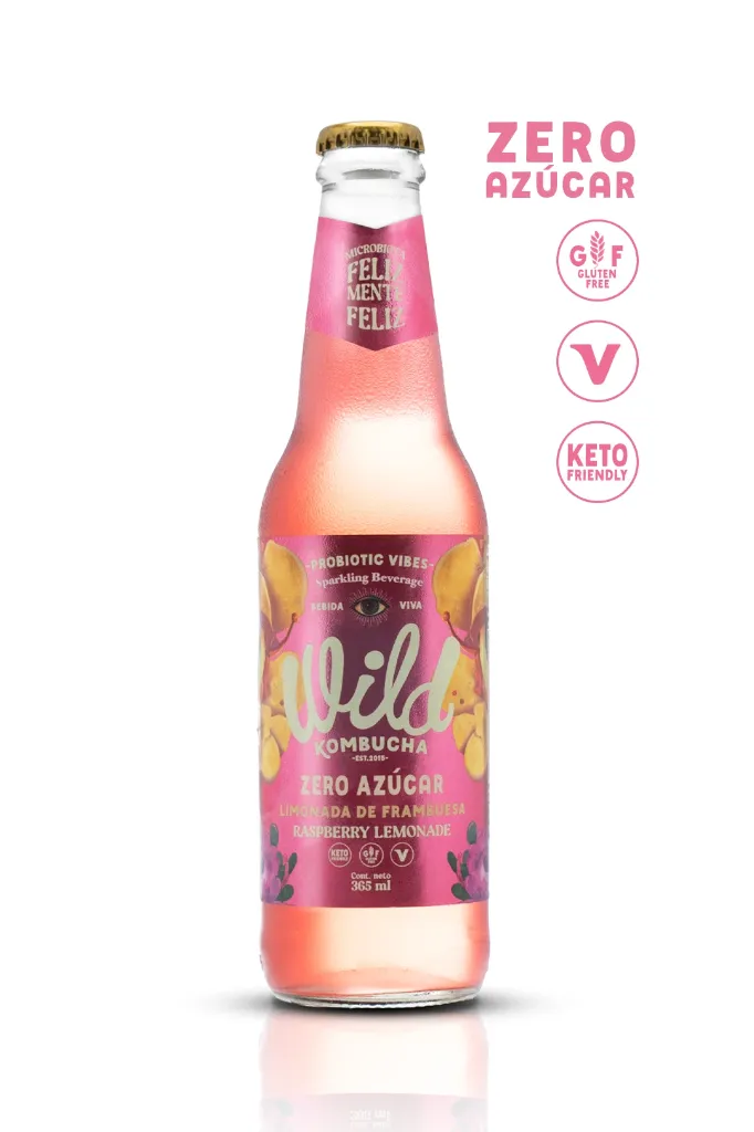 Limonada de Frambuesa - Wild Kombucha Zero